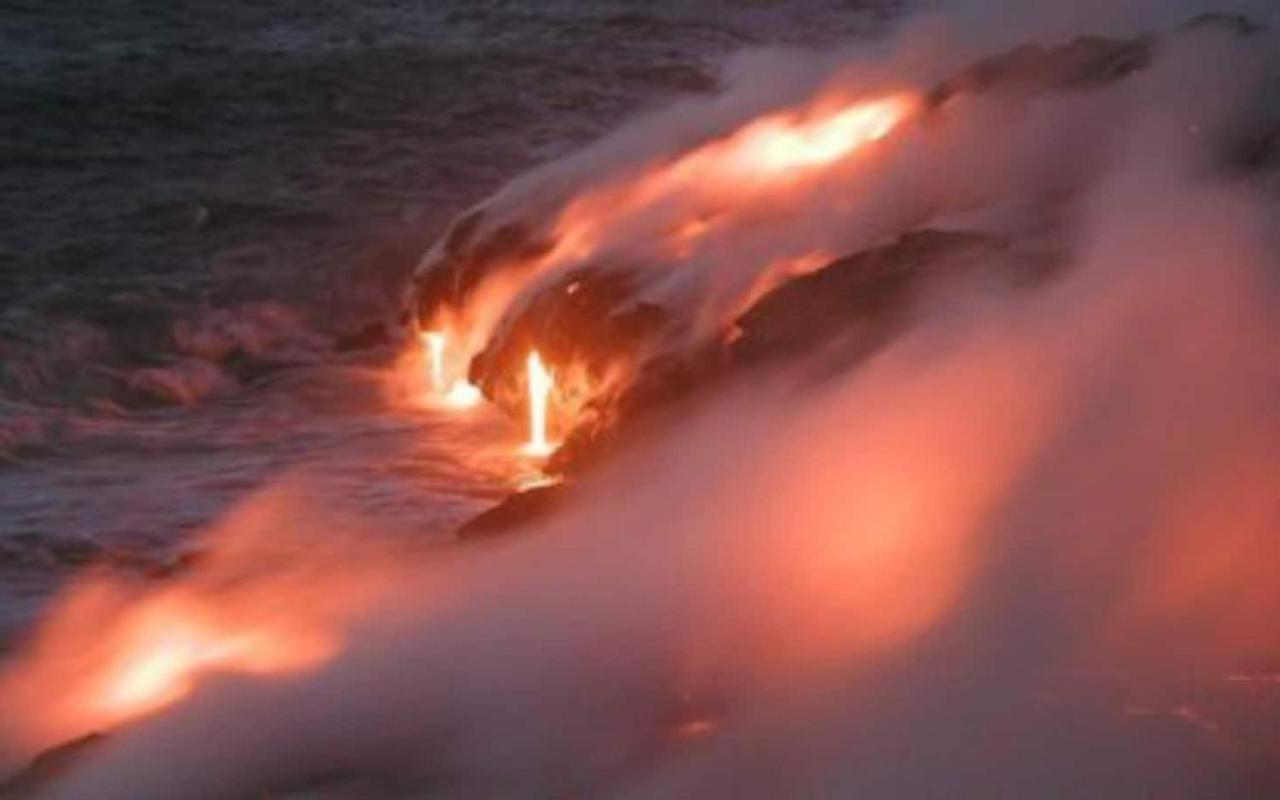 The Magical Lava Temple With Epic Volcano Views! Kehena Esterno foto